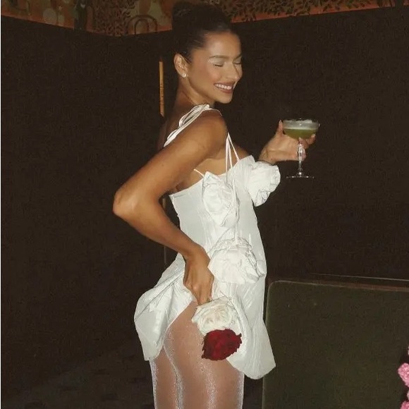 For Love & Lemons | NWT! Kali Mini Dress Size: Small - Picture 5 of 11